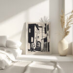 Straatgezicht met trap in Cagnes sur Mer 1928 Abraham Johannes Jansma 4 mockup