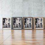 Straatgezicht met trap in Cagnes sur Mer 1928 Abraham Johannes Jansma framed posters mockup