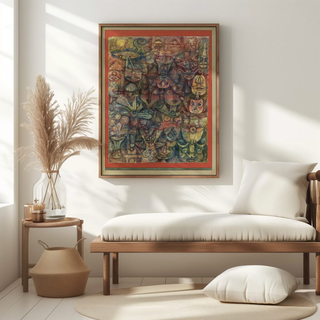 Strange Garden 1923 Paul Klee 5 mockup