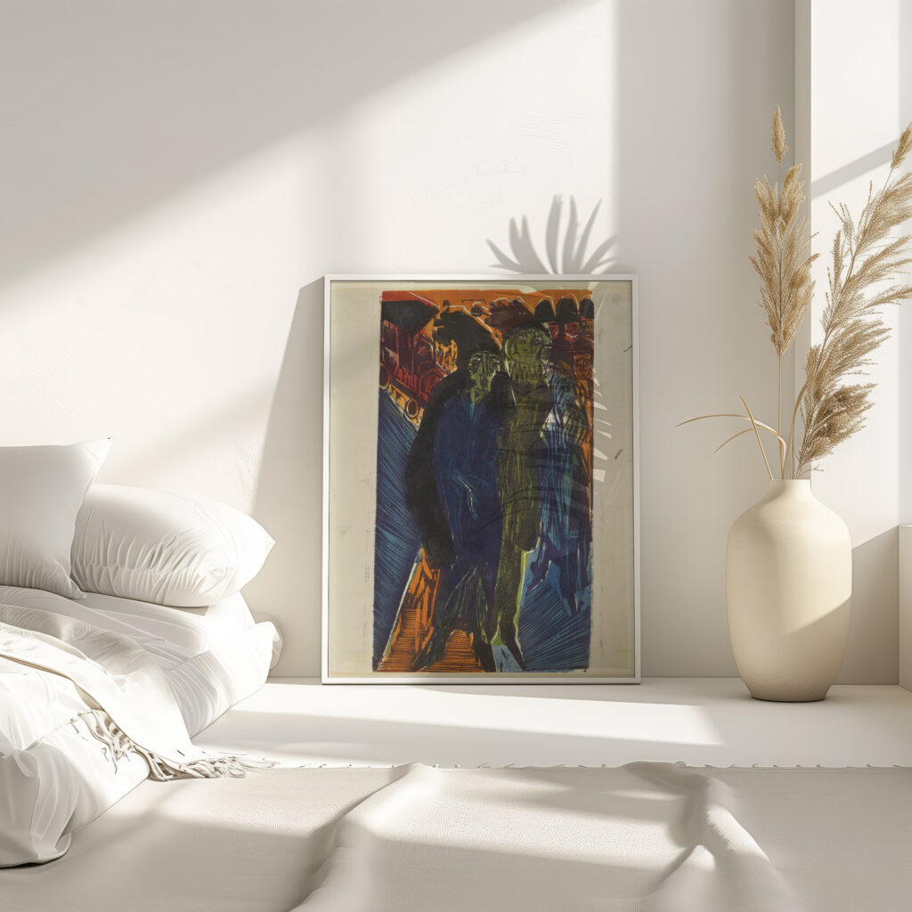 Strasenszene nach dem Gemalde ‘Strasenszene von 1914 1922 Ernst Ludwig Kirchner 4 mockup