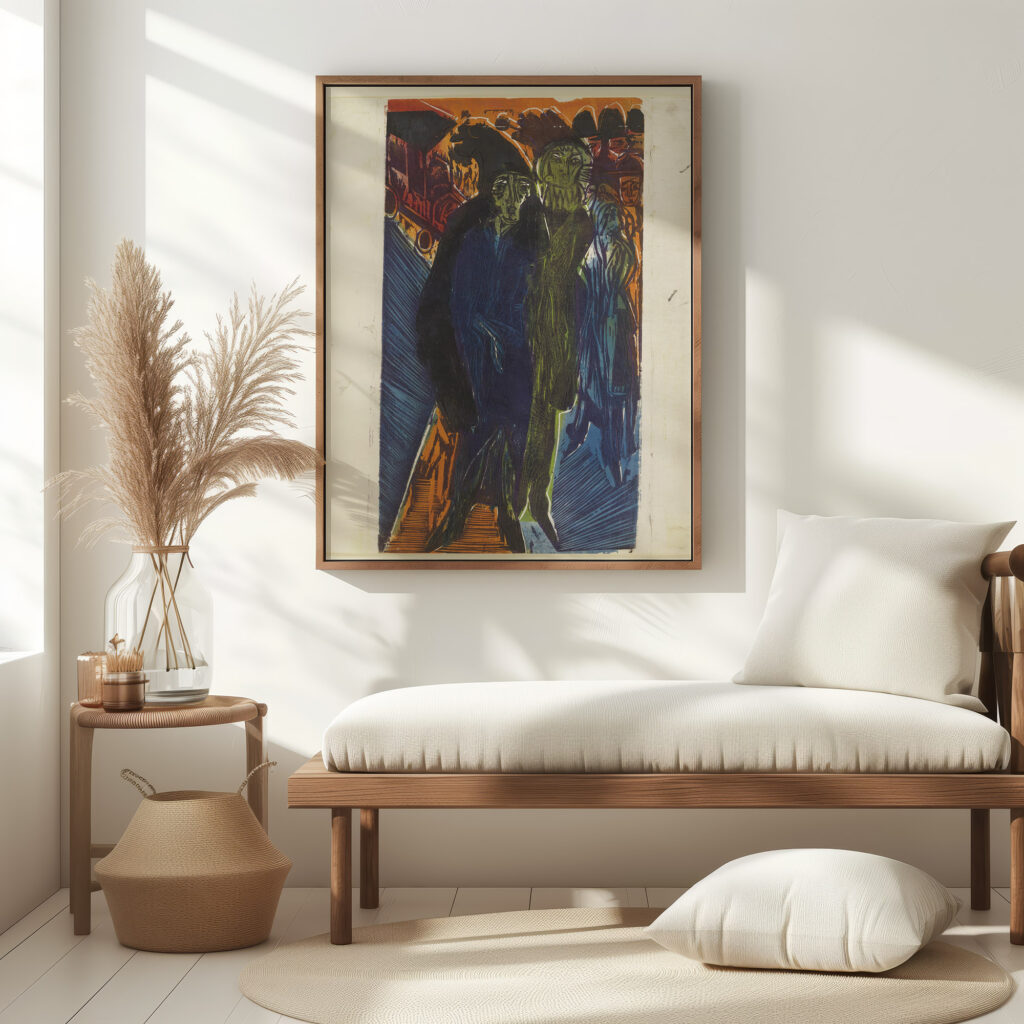 Strasenszene nach dem Gemalde ‘Strasenszene von 1914 1922 Ernst Ludwig Kirchner 5 mockup