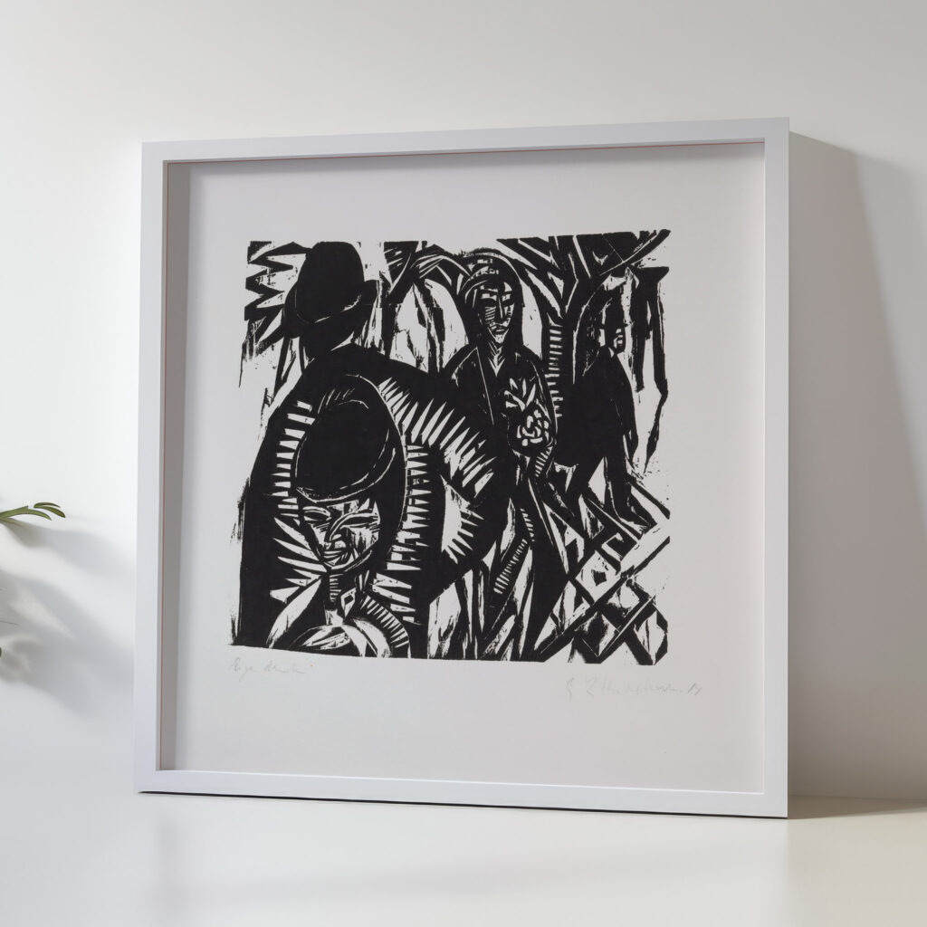 Strasenszene nach dem Regen 1914 Ernst Ludwig Kirchner 5 mockup