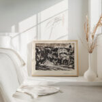 Strasenverzweigung bei aufgeweichtem Boden 1912 Paul Klee 4 mockup