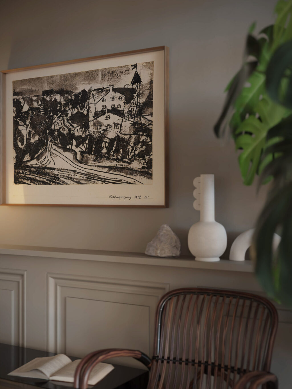 Strasenverzweigung bei aufgeweichtem Boden 1912 Paul Klee video mockup