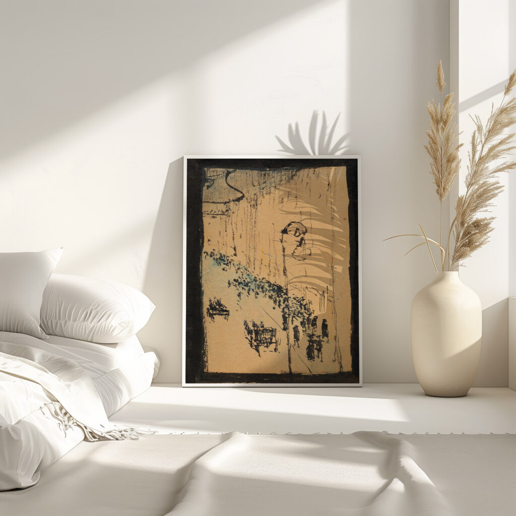 Strasse in Paris 1907 August Macke 4 mockup