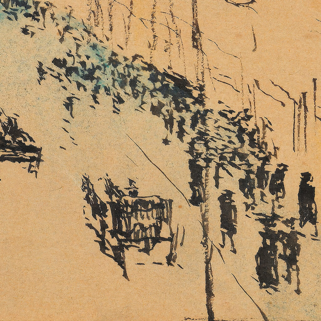 Strasse in Paris 1907 August Macke 8 mockup