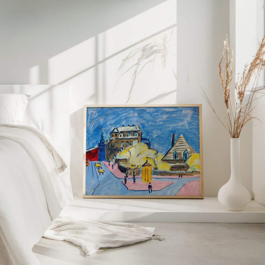 Strassenbild Dresden 1910 Ernst Ludwig Kirchner 4 mockup