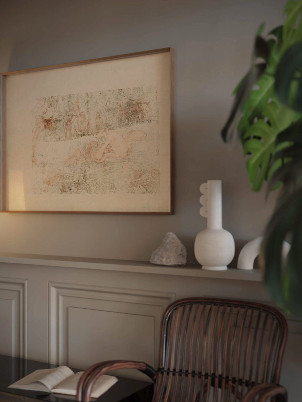 Streaming water 1913 James Ensor video mockup