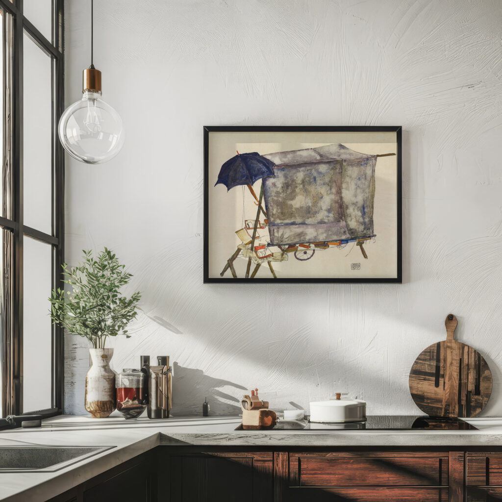 Street Cart 1914 Egon Schiele 6 mockup