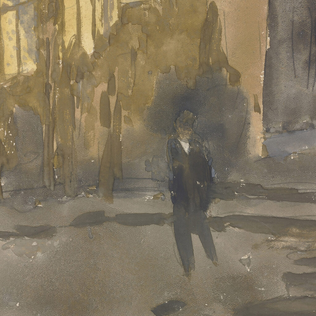 Street at Night Meudon 1910s Gwen John 8 mockup