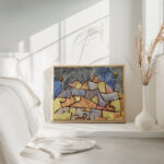 Strenge Gebirgsform Kristallines Gebirge 1924 Paul Klee 4 mockup