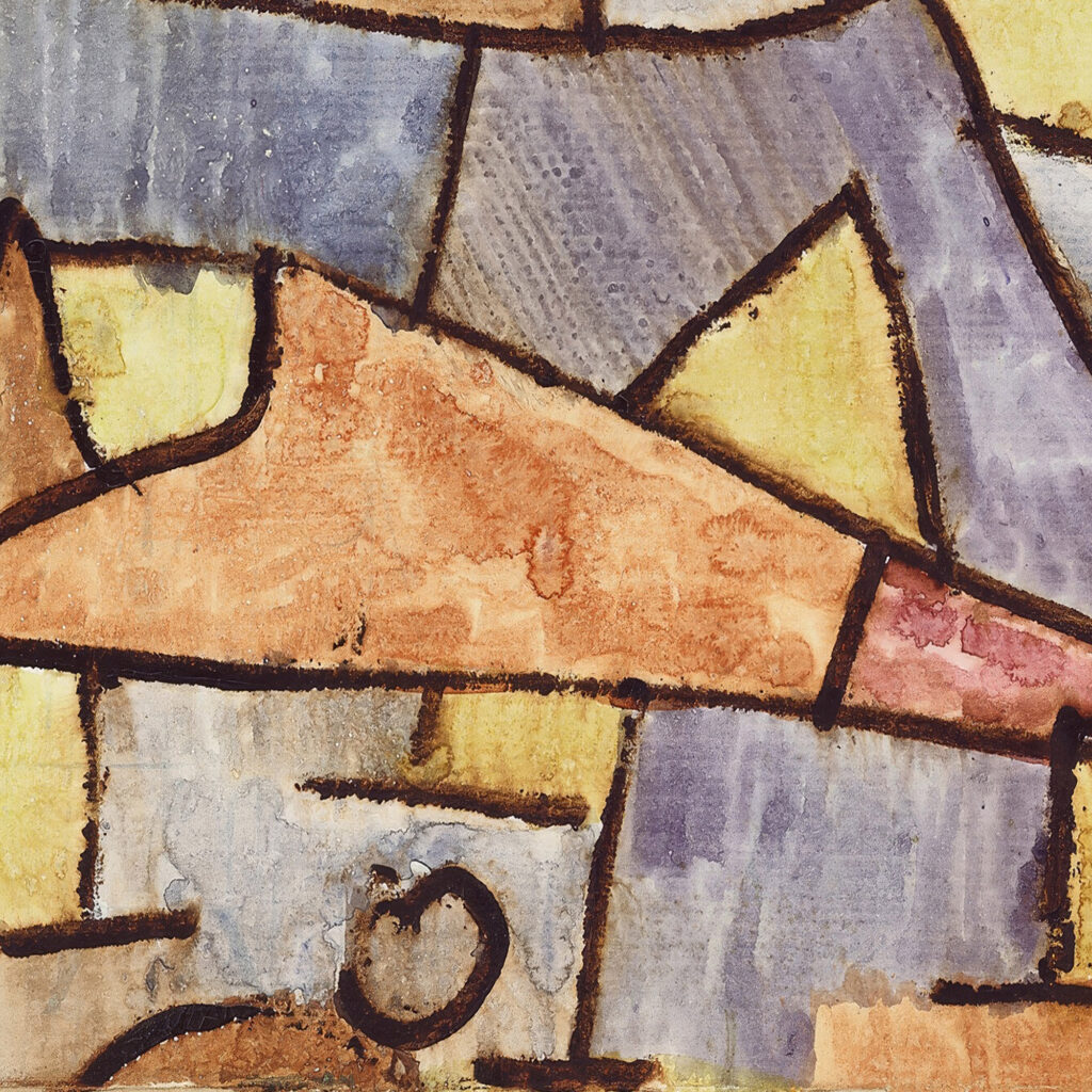 Strenge Gebirgsform Kristallines Gebirge 1924 Paul Klee 8 mockup