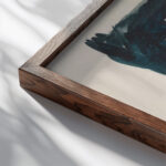 Strompe Heddal 1844 Adolph Tidemand close up dark wood mockup