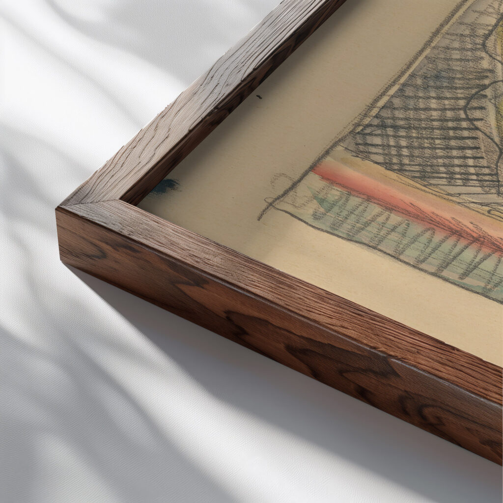 Studia lovca 1930 Arnold Peter Weisz Kubincan close up dark wood mockup