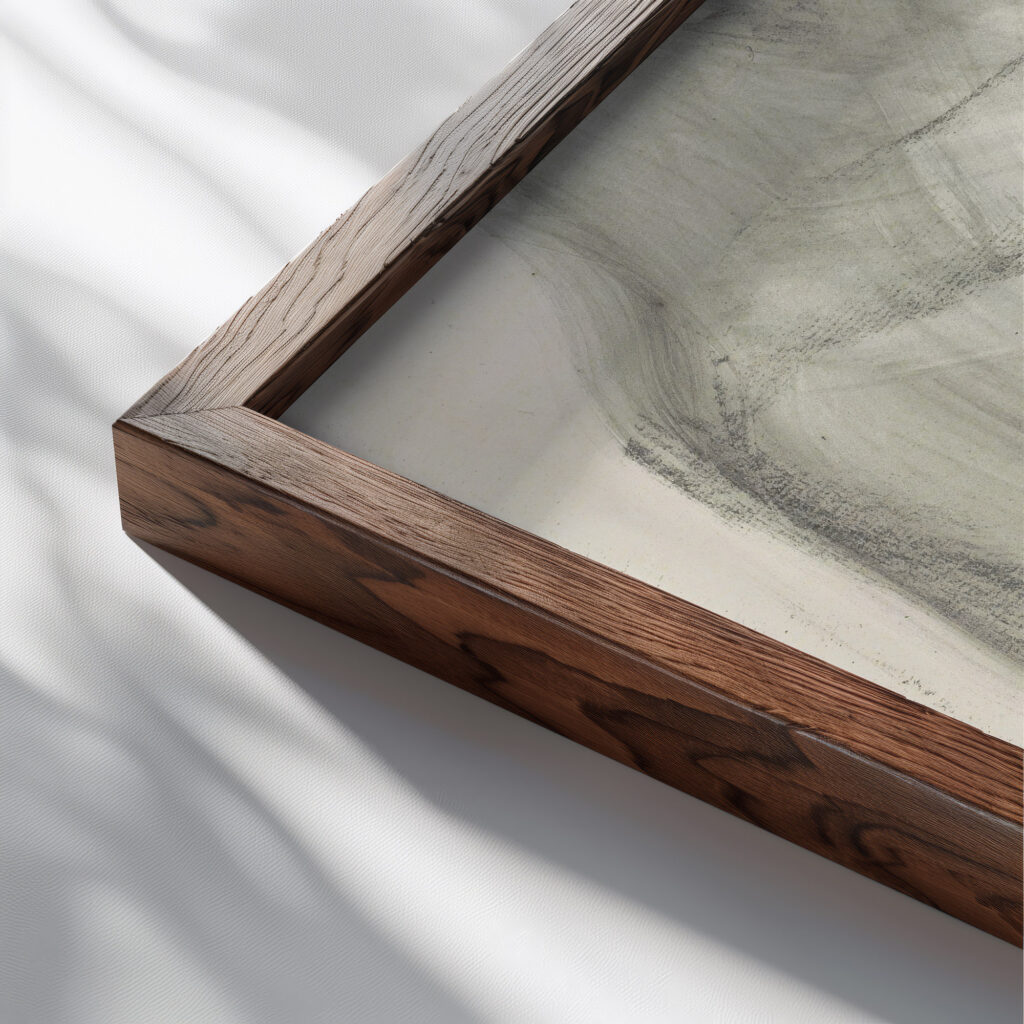 Studie 1890 Carel Adolph Lion Cachet 1 close up dark wood mockup