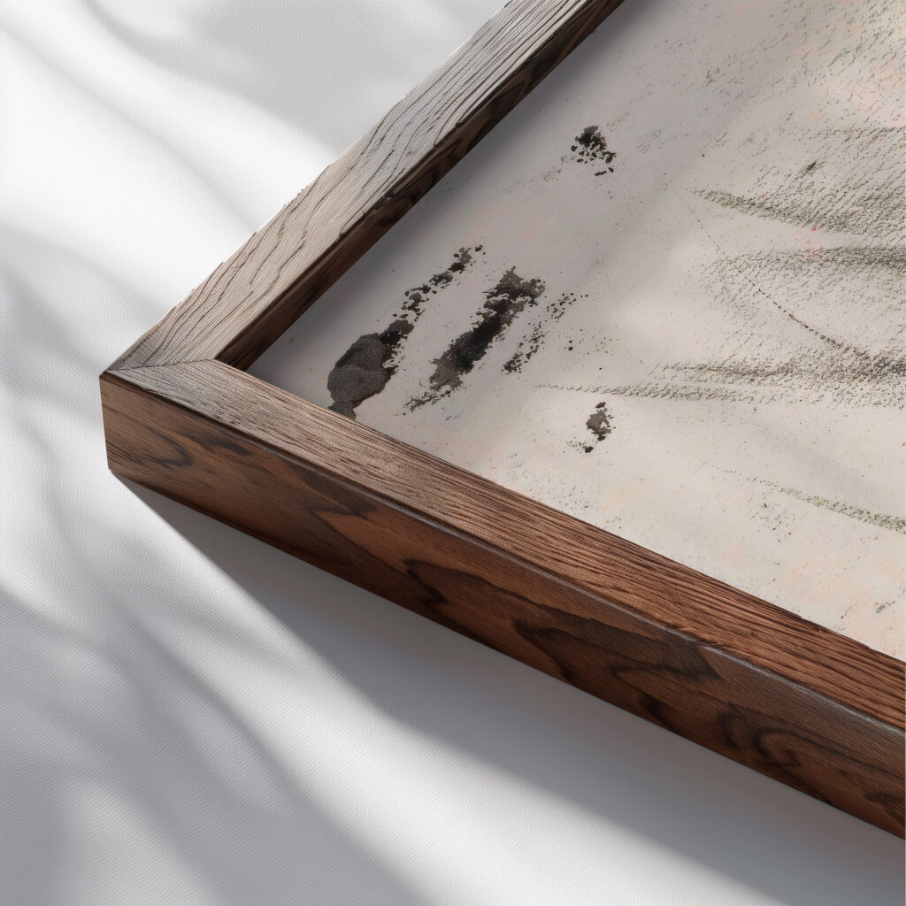 Studie 1890 Carel Adolph Lion Cachet 2 close up dark wood mockup