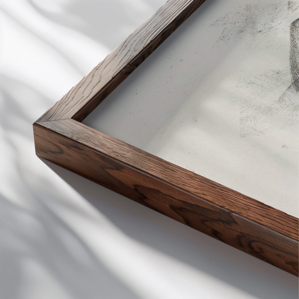 Studie 1890 Carel Adolph Lion Cachet 3 close up dark wood mockup