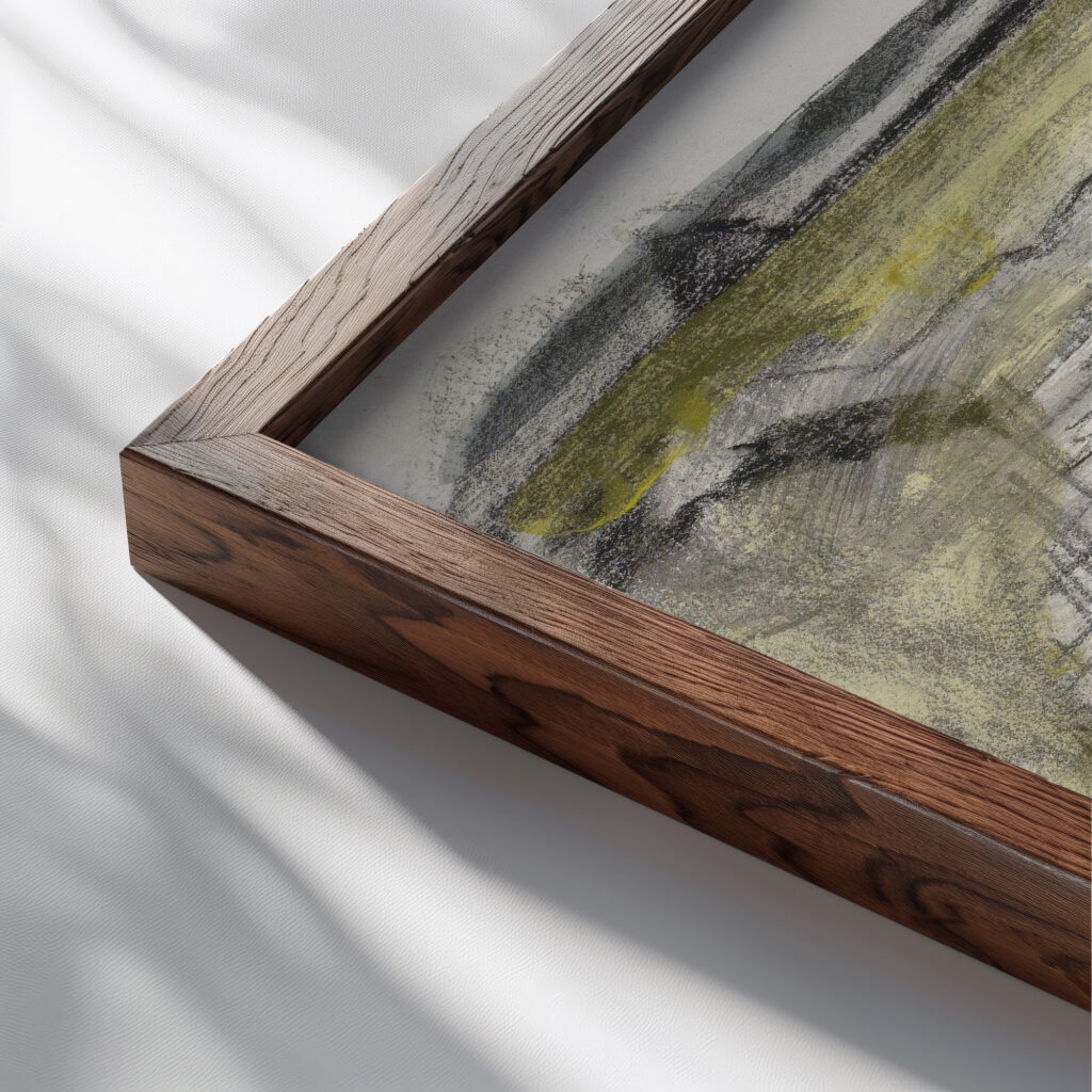 Studie 1890 Carel Adolph Lion Cachet close up dark wood mockup