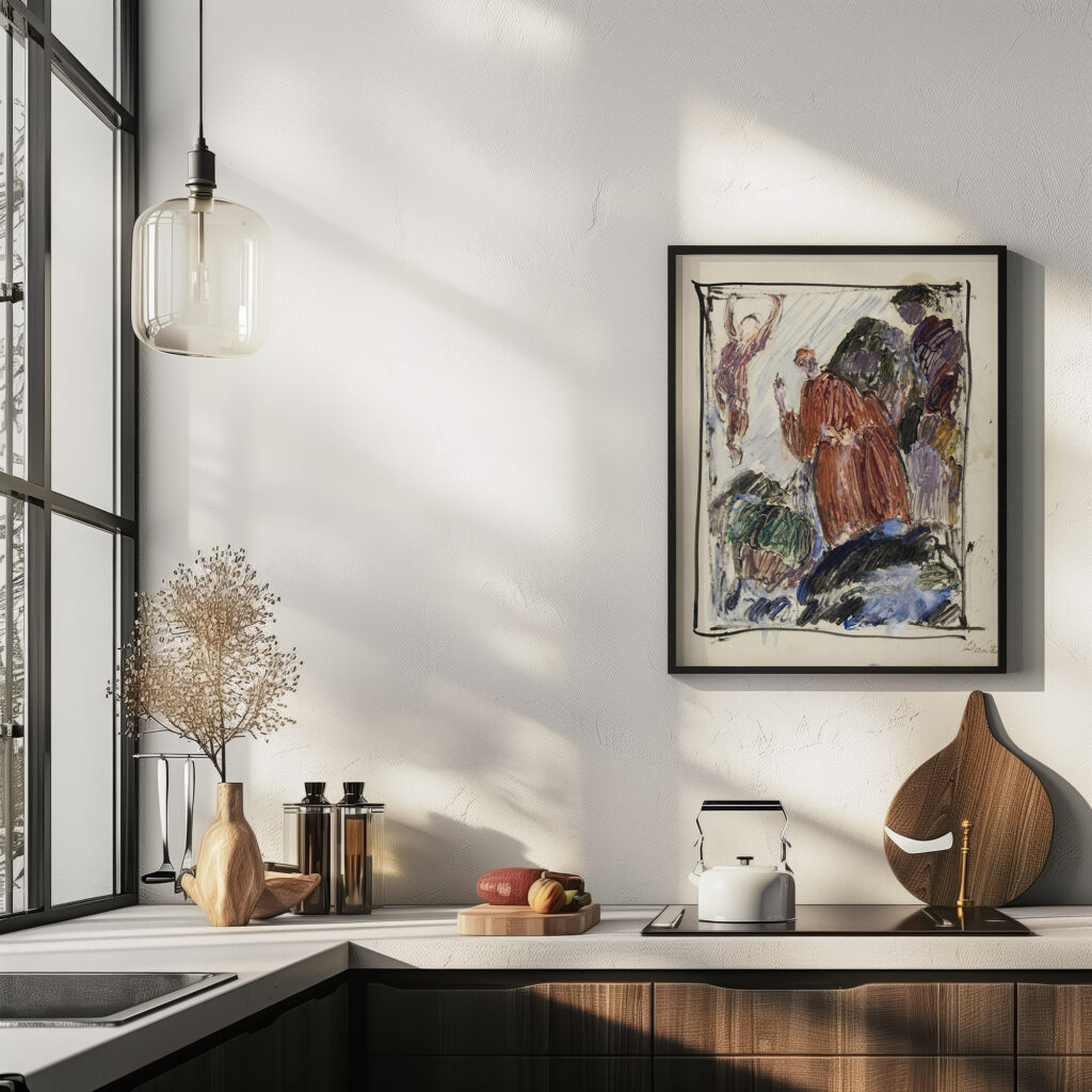 Studie efter kunstnerens eget maleri ‘Dante profeter opus 1 1912 13 1913 – 1914 J.A. Jerichau 6 mockup
