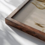 Studie stromov 1940–1944 Jan Novak 4 close up dark wood mockup