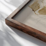 Studie stromov 1940–1944 Jan Novak 5 close up dark wood mockup