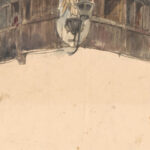 Studie van de bovenste verdieping van een hoekhuis 1827 1891 Johannes Bosboom 8 mockup