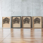 Studie van de bovenste verdieping van een hoekhuis 1827 1891 Johannes Bosboom framed posters mockup