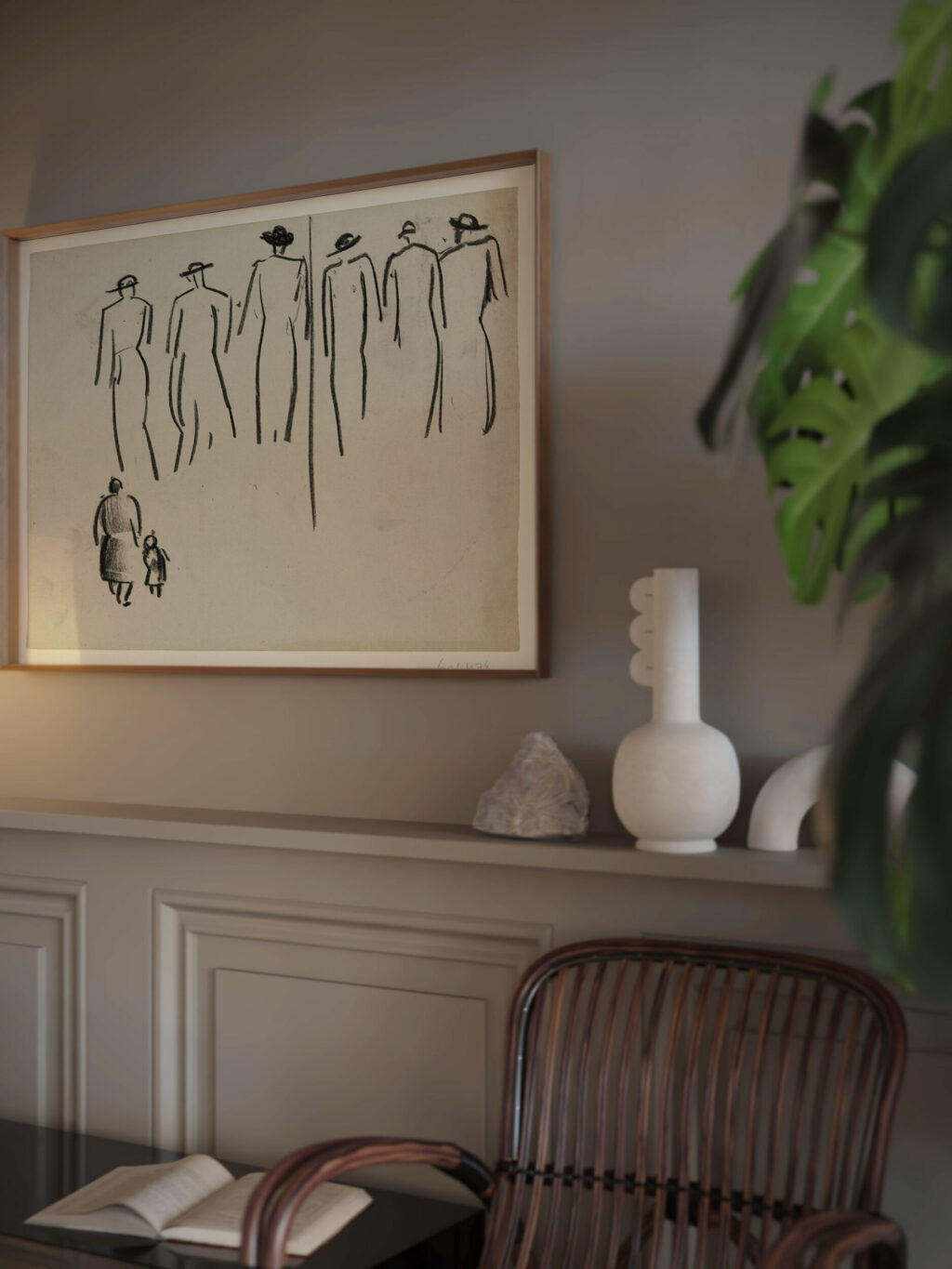 Studie van diverse figuren 1891 1941 Leo Gestel video mockup