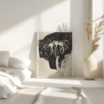 Studie van kamperfoelie 1874 Carel Adolph Lion Cachet 4 mockup