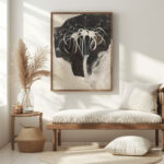 Studie van kamperfoelie 1874 Carel Adolph Lion Cachet 5 mockup