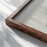 Studie zu Glasgemalde 1923 24 Otto Meyer Amden close up dark wood mockup