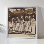 Studie zu Sonntagnachmittag in Laren 1882 Max Liebermann 5 mockup