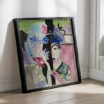 Studie zu ‘Mullerkopf mit Blumen ca. 1927 Ernst Ludwig Kirchner 4 mockup
