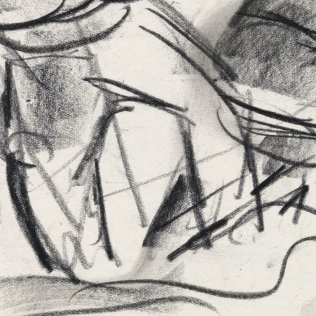 Studieblad met mannen aan het werk 1891 Leo Gestel 8 mockup