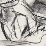 Studieblad met mannen aan het werk 1891 Leo Gestel 8 mockup