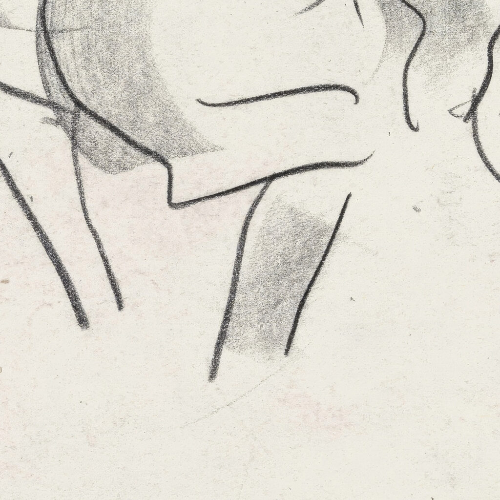 Studieblad met paarden 1891 Leo Gestel 8 mockup