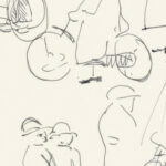 Studies van fietsers en wandelaars 1874 Carel Adolph Lion Cachet 8 mockup