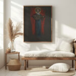 Study Angel with Musical Instrument Edwin Austin Abbey 5 mockup