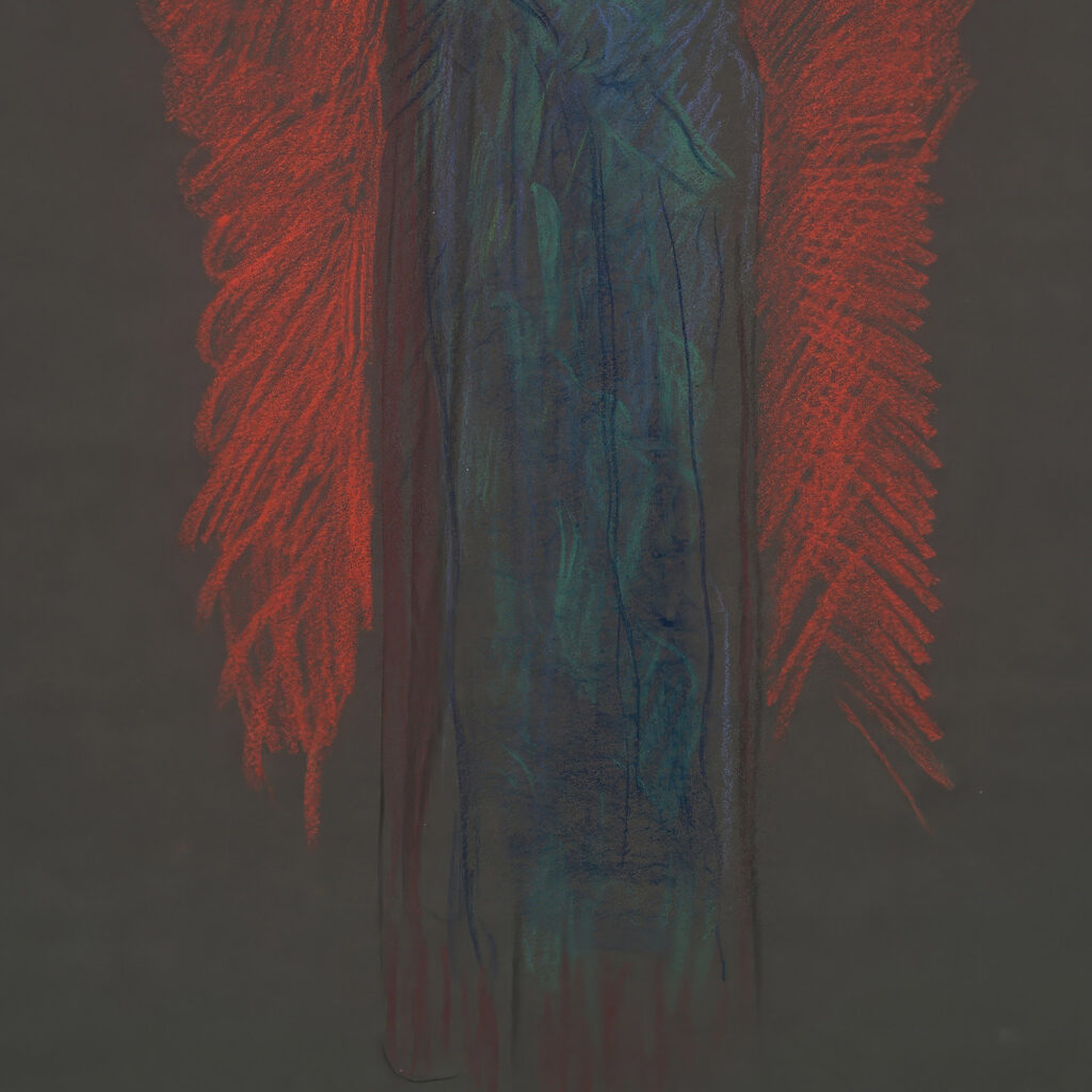 Study Angel with Musical Instrument Edwin Austin Abbey 8 mockup