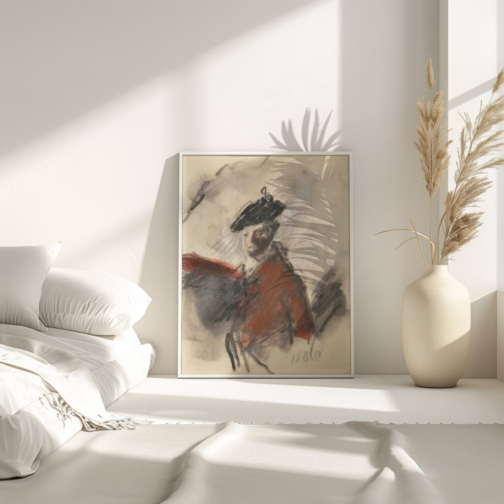 Study after Joshua Reynoldss Portrait of Cornet Nehemiah Winter 11th Dragoons Hercules Brabazon Brabazon 4 mockup