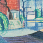 Study for Canal Port Rockaway 1916 Oscar Bluemner 8 mockup