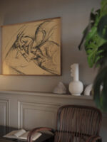 Study for Dynamic Force of a Cyclist I 1913 Umberto Boccioni video mockup