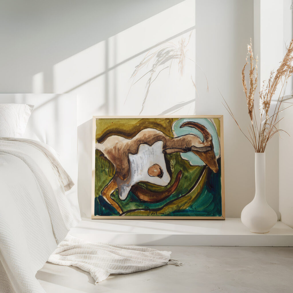 Study for Goat circa 1934 Arthur Dove 4 mockup