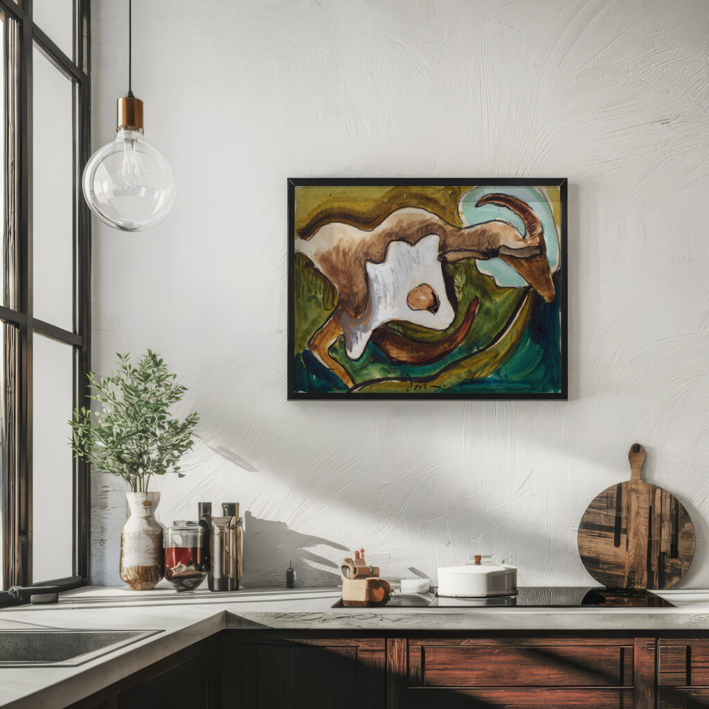 Study for Goat circa 1934 Arthur Dove 6 mockup