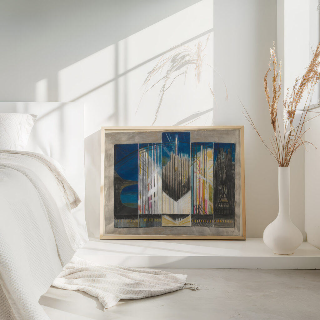 Study for New York Interpreted 1920–22 Joseph Stella 4 mockup