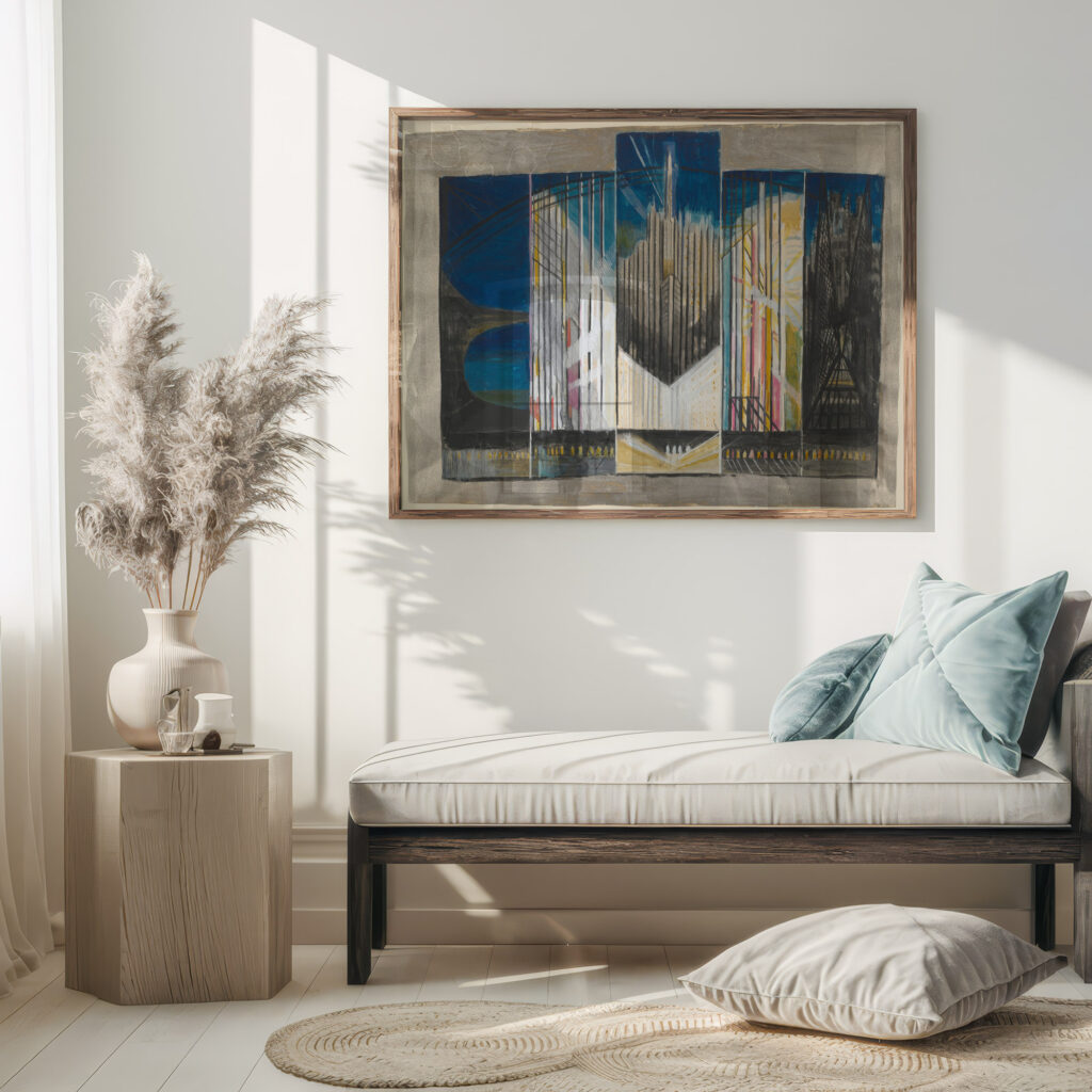 Study for New York Interpreted 1920–22 Joseph Stella 5 mockup