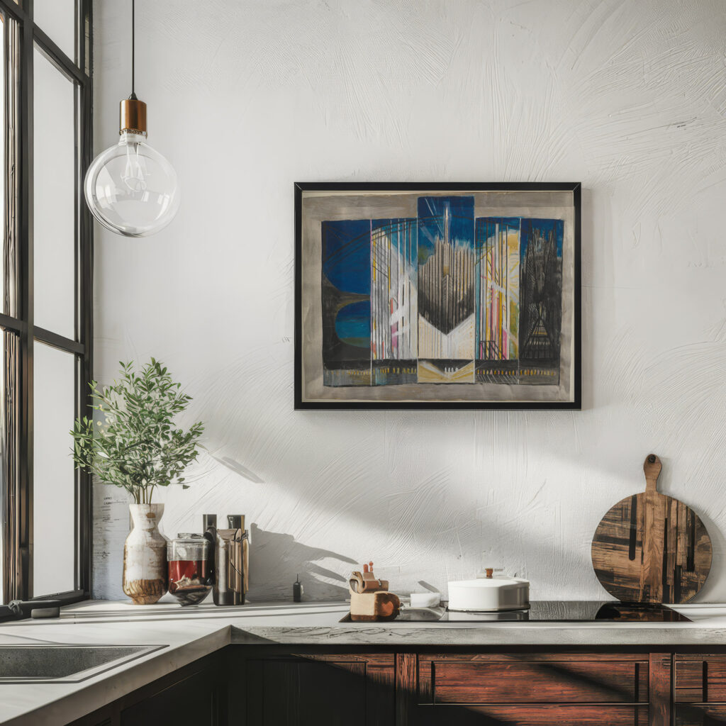 Study for New York Interpreted 1920–22 Joseph Stella 6 mockup