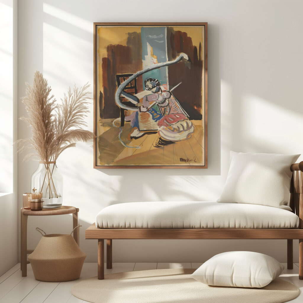 Study for Painting in a Circus Setting 1936 Cyprian Majernik 5 mockup