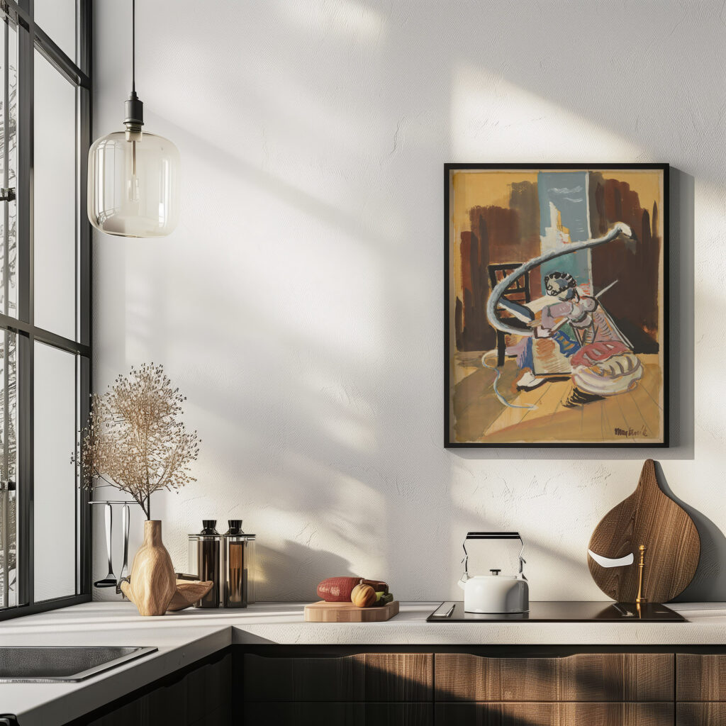 Study for Painting in a Circus Setting 1936 Cyprian Majernik 6 mockup