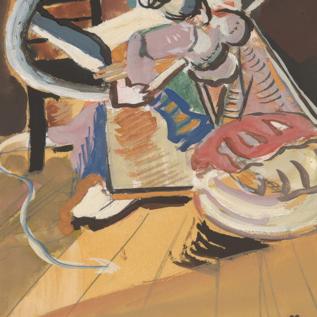 Study for Painting in a Circus Setting 1936 Cyprian Majernik 8 mockup